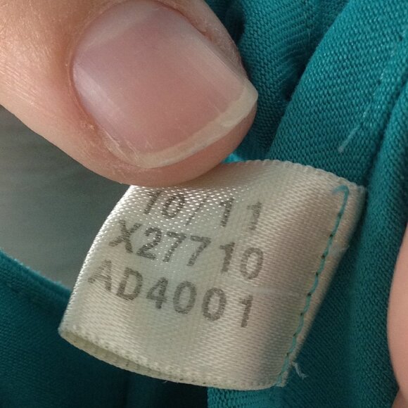 Adidas Climalite Built in Bra Teal Tank Top Size M - Picture 5 of 6